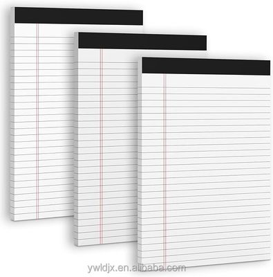 Horizontale lijn binnen pagina's Juridische pads voor zakelijke correspondentie