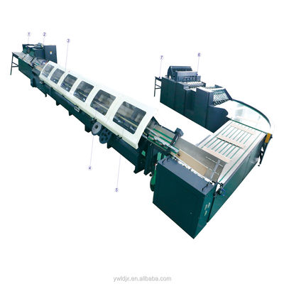 Geavanceerde zachte cover oefenboek machine voor full line regeling vouwen snijden bindend alles in één