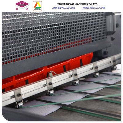 Maximaliseer de productiviteit met onze draad naaien vouwboeken knippen machine