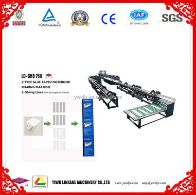 24 uur LD-GNB670 Z-type Volledig automatische notebook-machine met koude lijm